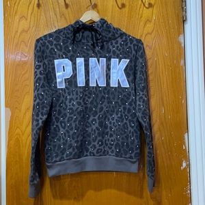 PINK Cheetah print hoodie